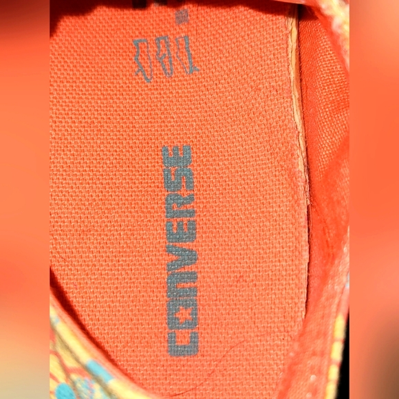 Hard to Find Converse CT Loop 2-Knot Girls Sz 4 Yellow Canvas All-Stars - Picture 12 of 13